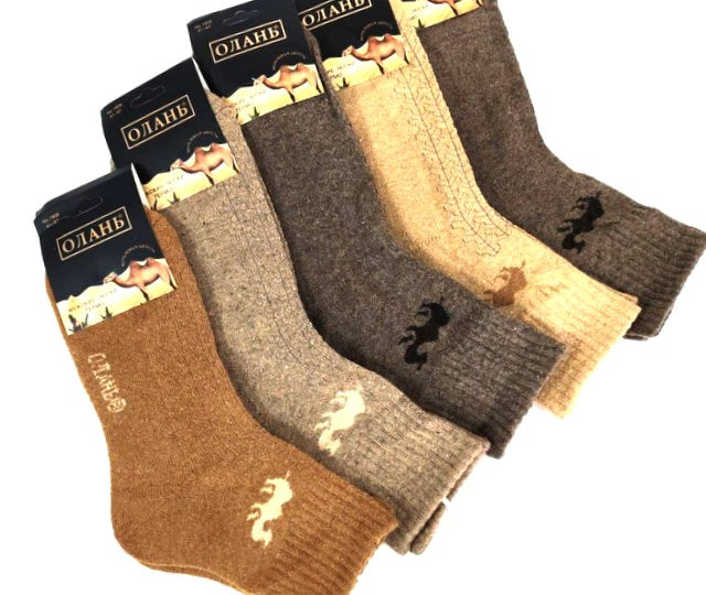 Носки детские термо 80% шерсть норки р.4-6 лет / 10 пар в упаковке/ 1 пара