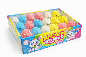 Десерт желейный «Джелли Кролик» ассорти 38г,1 шт./ 30шт в коробке/