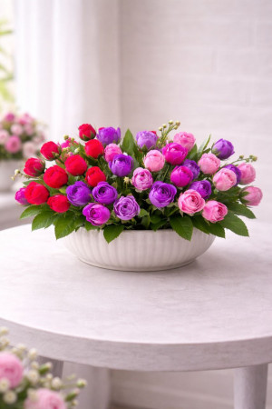 Букет 15 бутонов 32 см.1 шт.