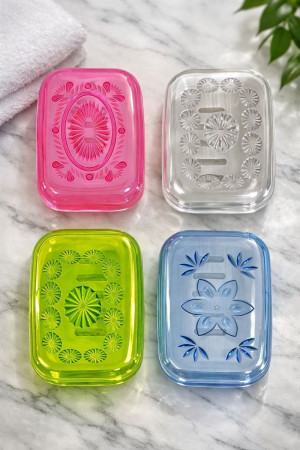 Мыльница с крышкой 11,5*8*3,8 см.