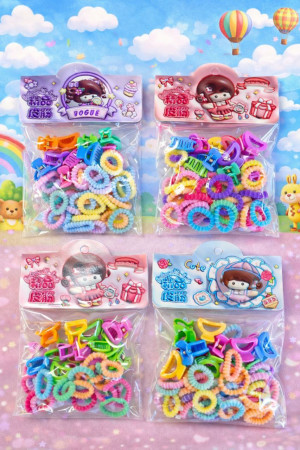 Набор резинок и заколок 50 шт.