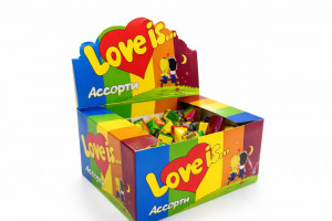 Жев.резинка ЛАВ ИС  МИКС 4,2 гр 1 шт,/100шт в коробке/