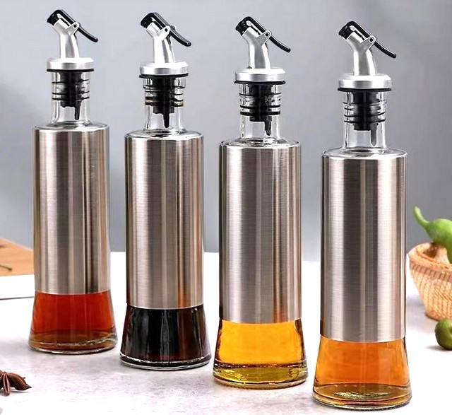 Стакан стеклянный с трубочкой коричневый  400 мл.1 шт./58 шт.коробка/