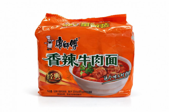 Лапша быстрого приготовления KangShiFu 108 г – вкус пряной острой говядины