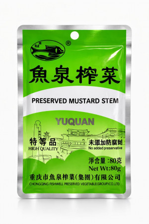 Маринованная сычуаньская капуста  YuQuan 80г