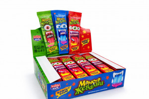 Жевательная конфета "Монстр Жевамба" асорти 8гр,1 шт,/48шт в коробке/