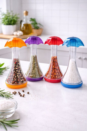 Баночка для специй пластик 12 см.1 шт.