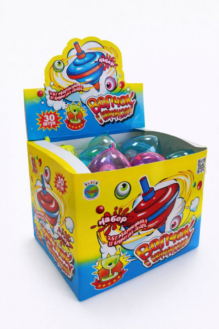 Марм + конфета "Волчок с сюрпризом" 3,5г 12*30