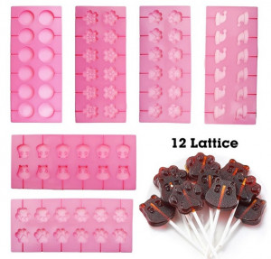 Форма силиконовая для леденцов 12*26 см.1 шт.