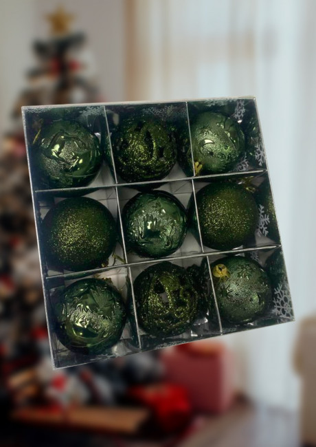 Набор шаров 6 шт.6 см.