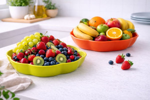 Ваза для фруктов 2*28 см.1 шт.