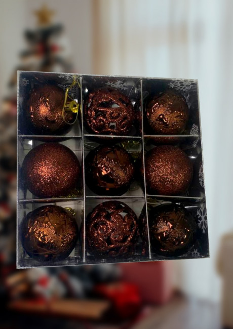 Набор шаров 9 шт.5 см.