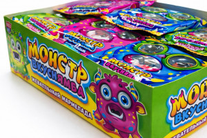 Жевательный мармелад "Монстр Вкуснямба" 8гр,1 шт,/ 30шт в коробке/