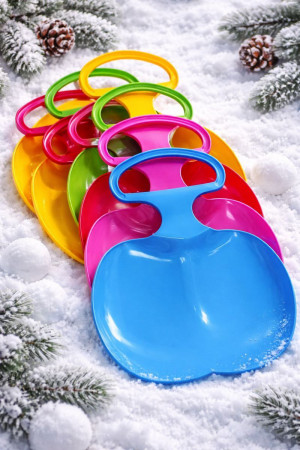 Ледянка пластиковая 42*32 см.1 шт.