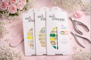 Наклейки для ногтей 12 шт.