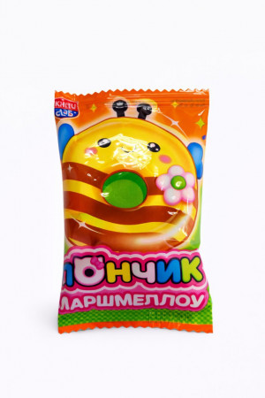 Маршмеллоу "Пончик" 10 г, 1 шт./ 30шт,в коробке/