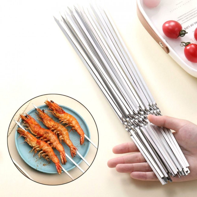 Набор шампуров металл 14 шт.28 см.