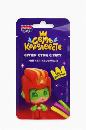 Мягкая карамель с татуировкой "Супер Стик с Тату" (Семь королевств) 5гр1 шт./40шт в коробке/