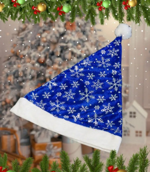 Шапка новогодняя 37 см.