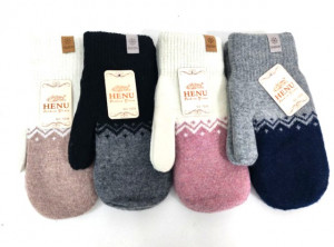 Варежки женские зимние 1 пара