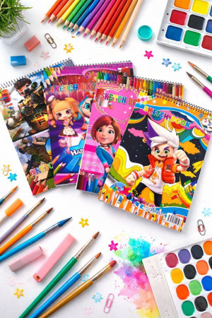 Альбом для рисования на спирали 28*20 см.3 D 35 листов 1 шт.