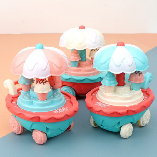 Карета с мороженным функции: музыка,свет,движение 10*12 см.1 шт.