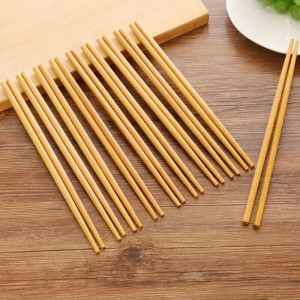 Палочки для еды из натурального дерева 10 пар /250 шт.коробка/
