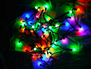 Гирлянда из матовых светодиодов Радуга 100 LED 6,6 м./6,5 м.50 ламп/