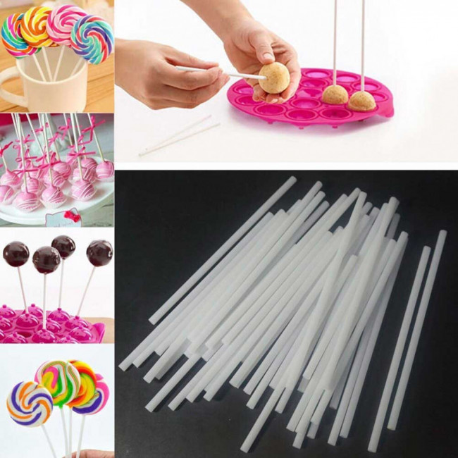 Палочки для леденцов и кейк-попсов 100 шт.15 см.