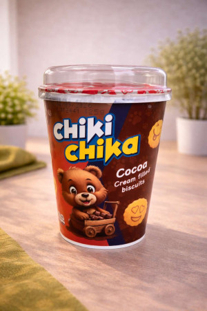 Печенье с начинкой в виде шоколадной пасты 125 гр.