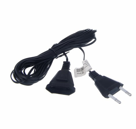 Удлинитель для гирлянды прозрачный 3 метра